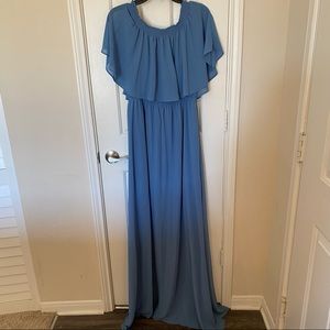 Show Me Your Mumu Hacienda Dress Blue Size XXL